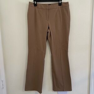 BEBE Y2K Mocha Mousse Brown Stretchy Mid Rise Flare Pants, size 14